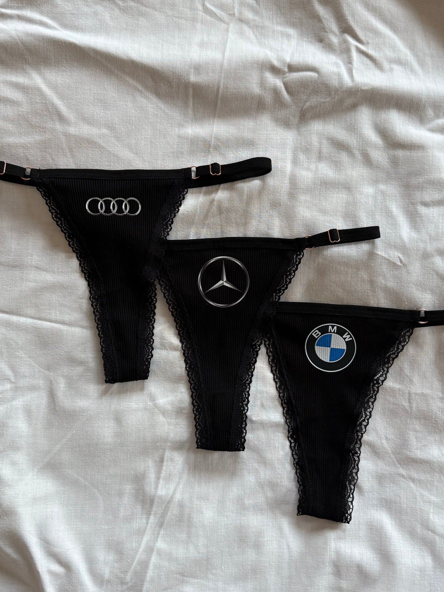 Women’s Car Logo Panties (3 pieces)