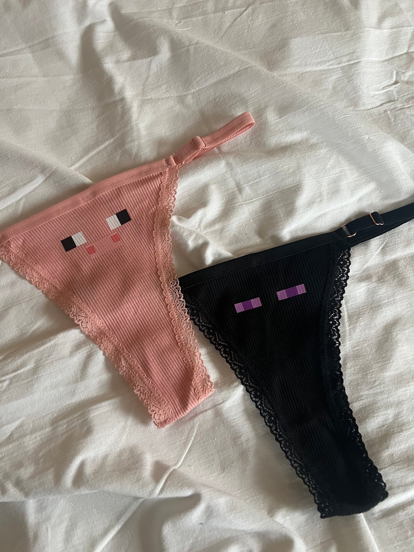 Minecraft panties (4 pieces)
