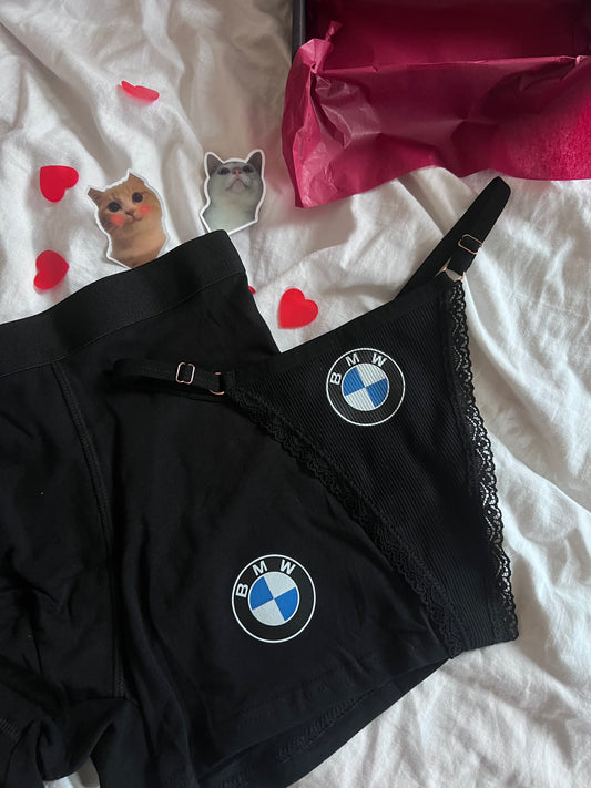 Matching set with car brands