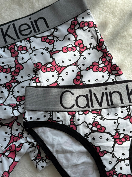 Cute Kitty Print Cotton Panties