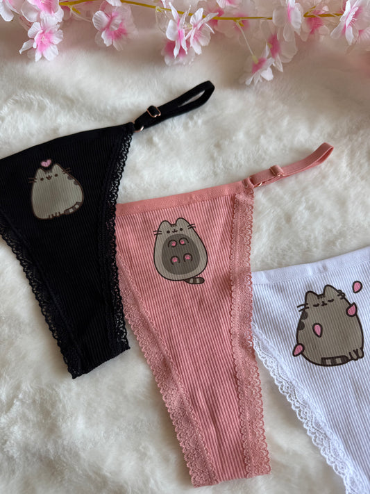 Pusheen panties (3 pieces)